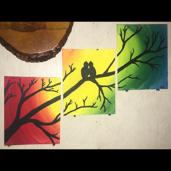 Trio bird set